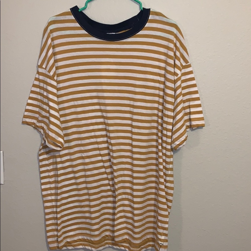 Large striped shirt